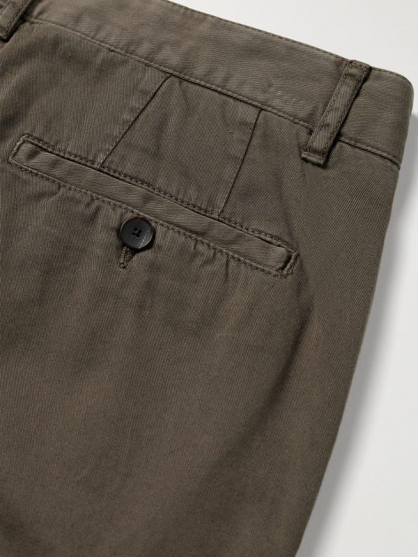 Samuel Slim-Fit Straight-Leg Organic Cotton-Twill Cargo Trousers - CU Samuel Slim-Fit Straight-Leg Organic Cotton-Twill Cargo Trousers - CU