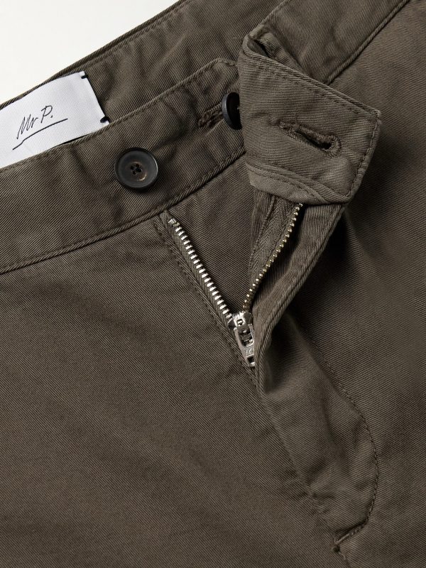 Samuel Slim-Fit Straight-Leg Organic Cotton-Twill Cargo Trousers - E1 Samuel Slim-Fit Straight-Leg Organic Cotton-Twill Cargo Trousers - E1