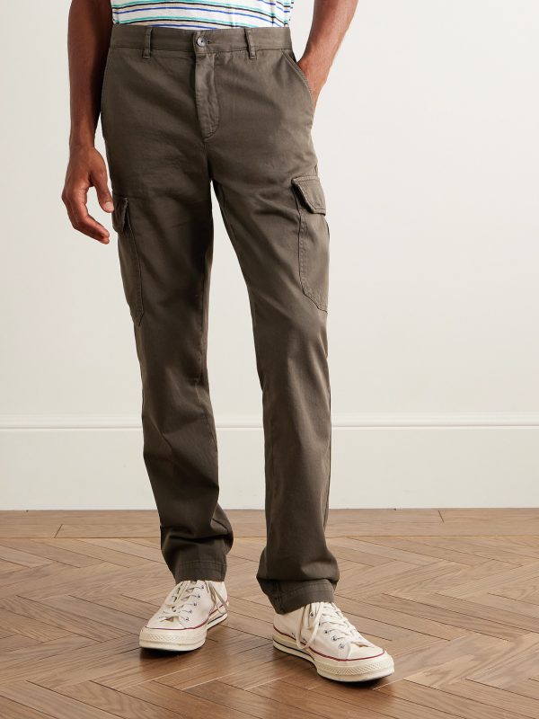 Samuel Slim-Fit Straight-Leg Organic Cotton-Twill Cargo Trousers - FR Samuel Slim-Fit Straight-Leg Organic Cotton-Twill Cargo Trousers - FR