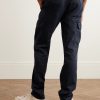 Samuel Slim-Fit Straight-Leg Organic Cotton-Twill Cargo Trousers - BK