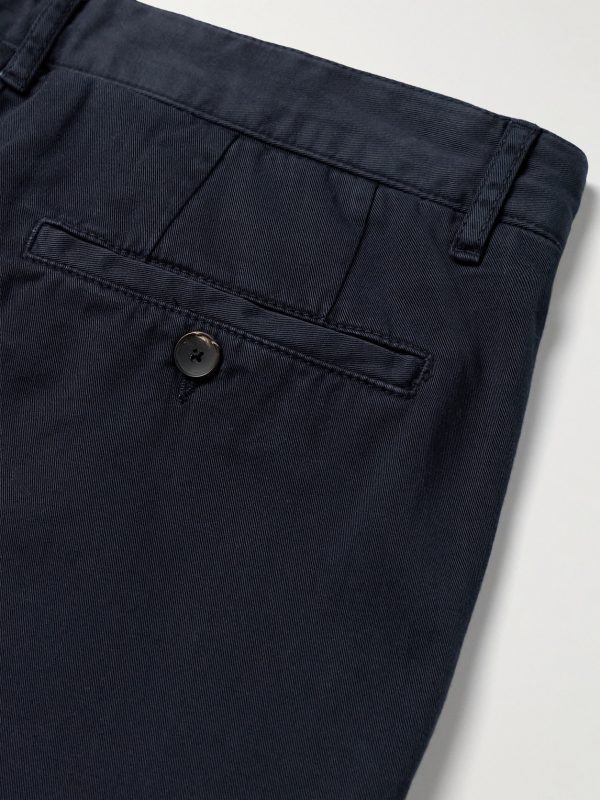Samuel Slim-Fit Straight-Leg Organic Cotton-Twill Cargo Trousers - CU