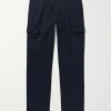 Samuel Slim-Fit Straight-Leg Organic Cotton-Twill Cargo Trousers