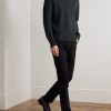 Straight-Leg Organic Cotton-Moleskin Trousers - OU Straight-Leg Organic Cotton-Moleskin Trousers - OU