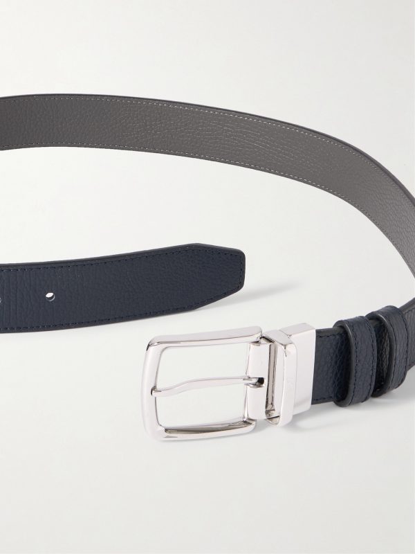 3cm Reversible Full-Grain Leather Belt - E1 3cm Reversible Full-Grain Leather Belt - E1