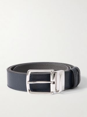 3cm Reversible Full-Grain Leather Belt
