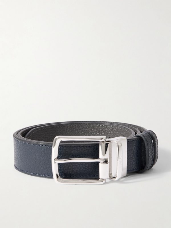 3cm Reversible Full-Grain Leather Belt 3cm Reversible Full-Grain Leather Belt