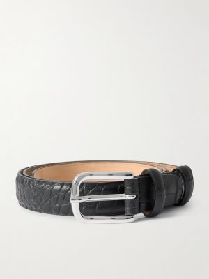 2.5cm Croc-Effect Leather Belt 2.5cm Croc-Effect Leather Belt