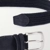 3.5cm Suede-Trimmed Woven Belt - E1 3.5cm Suede-Trimmed Woven Belt - E1