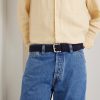 3.5cm Suede-Trimmed Woven Belt - FR 3.5cm Suede-Trimmed Woven Belt - FR