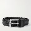 3cm Woven Leather Belt