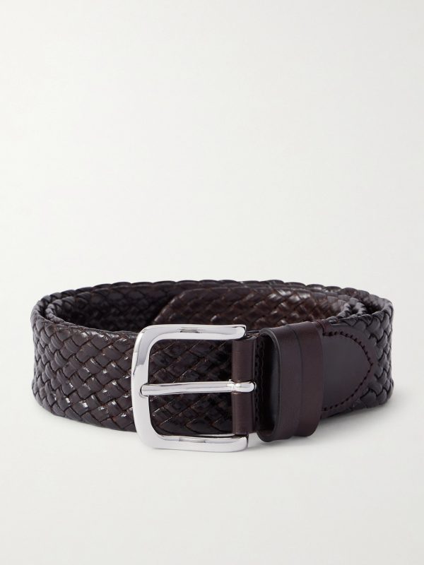 Luxe 3.5cm Woven Leather Belt Luxe 3.5cm Woven Leather Belt