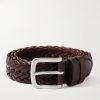 3cm Woven Leather Belt