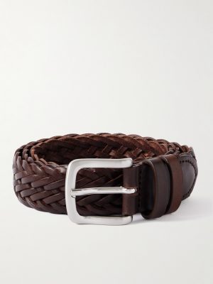 3cm Woven Leather Belt