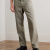 Edward Straight-Leg Cotton and Cashmere-Blend Corduroy Trousers - FR Edward Straight-Leg Cotton and Cashmere-Blend Corduroy Trousers - FR