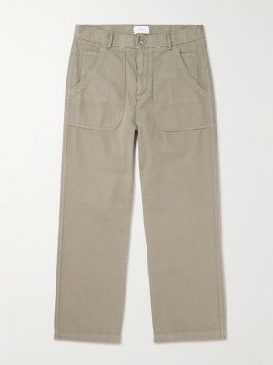 Edward Straight-Leg Cotton and Cashmere-Blend Corduroy Trousers