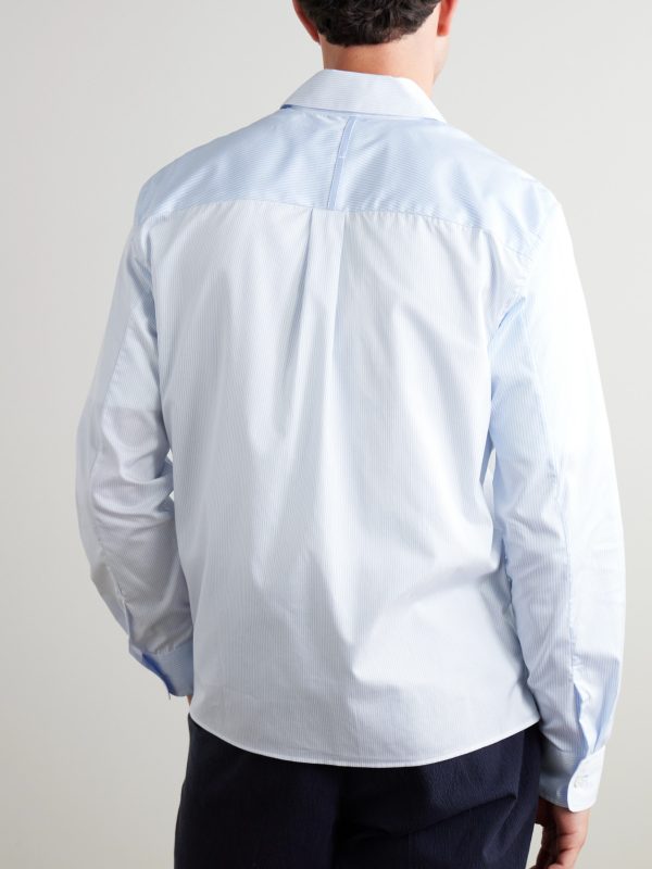 Striped Organic Cotton Shirt - BK Striped Organic Cotton Shirt - BK