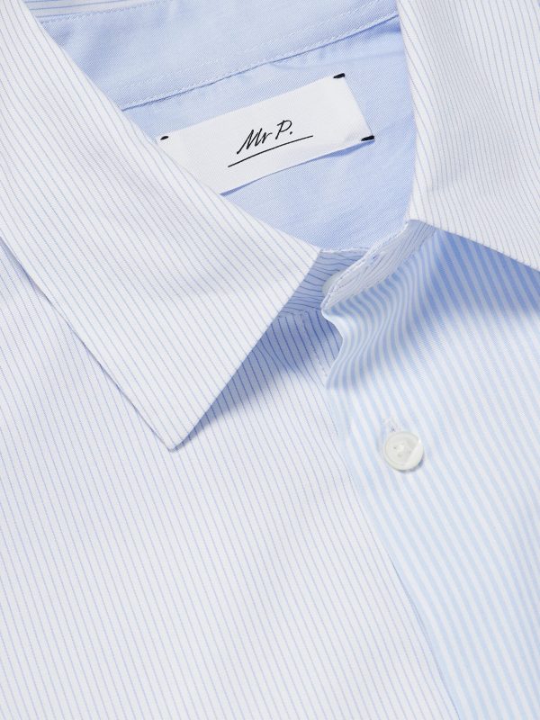 Striped Organic Cotton Shirt - CU Striped Organic Cotton Shirt - CU