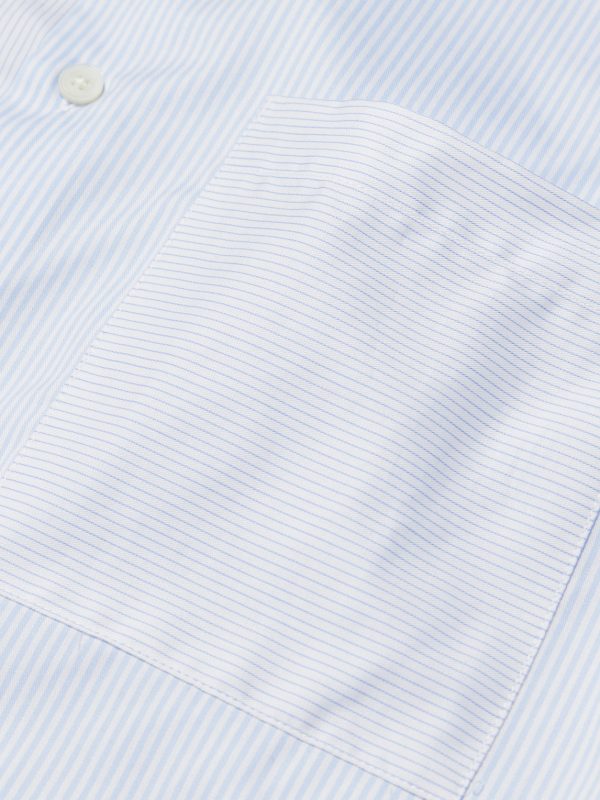 Striped Organic Cotton Shirt - E1 Striped Organic Cotton Shirt - E1