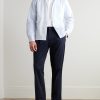 Striped Organic Cotton Shirt - OU Striped Organic Cotton Shirt - OU