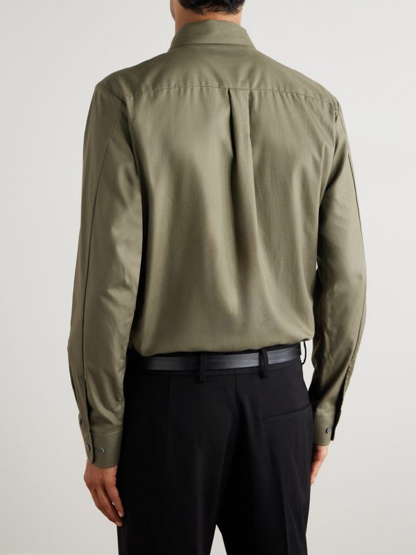Brushed Organic Cotton Shirt - BK