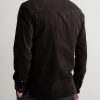 Organic Cotton-Corduroy Western Shirt - BK Organic Cotton-Corduroy Western Shirt - BK