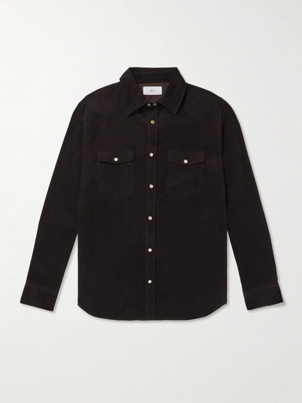 Organic Cotton-Corduroy Western Shirt Organic Cotton-Corduroy Western Shirt