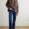 Checked Organic Cotton-Flannel Western Shirt - OU Checked Organic Cotton-Flannel Western Shirt - OU
