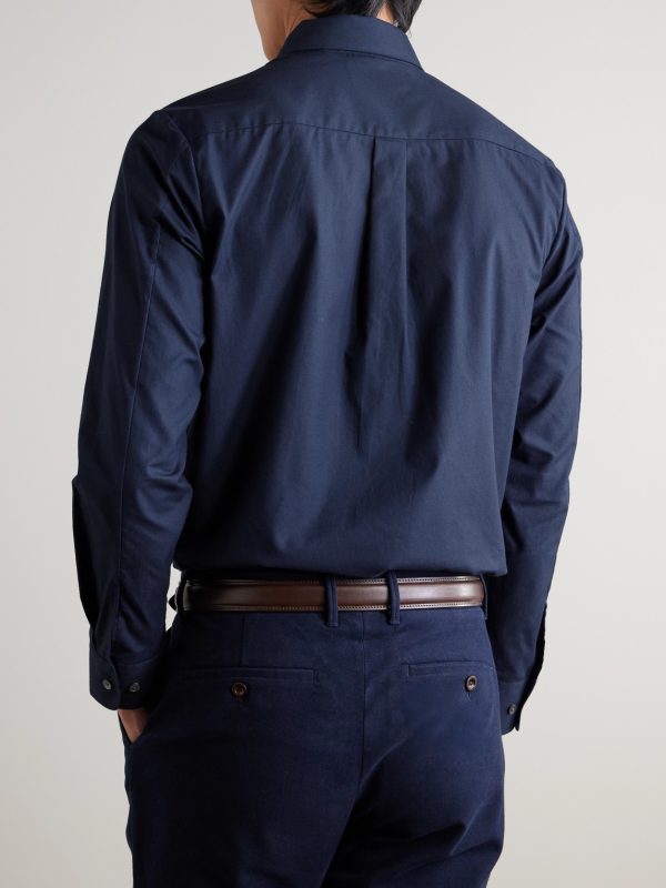 Brushed Organic Cotton Shirt - BK