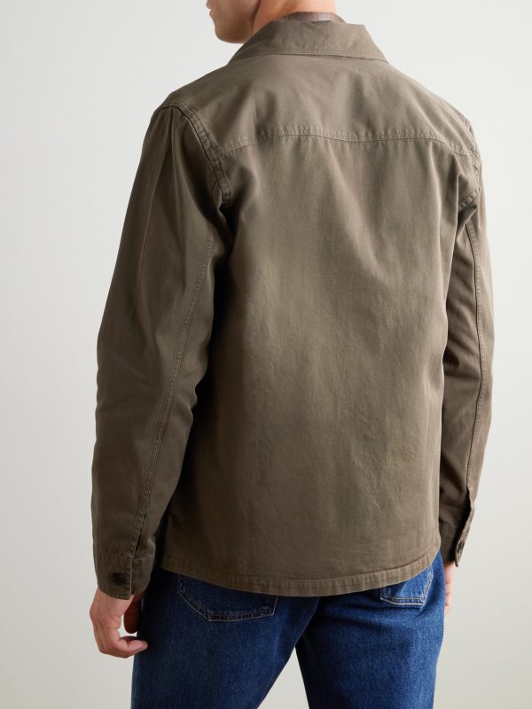 Oversized Organic Cotton-Twill Overshirt - BK Oversized Organic Cotton-Twill Overshirt - BK
