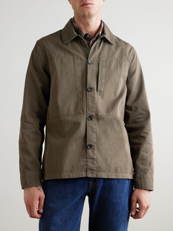 Oversized Organic Cotton-Twill Overshirt - FR Oversized Organic Cotton-Twill Overshirt - FR