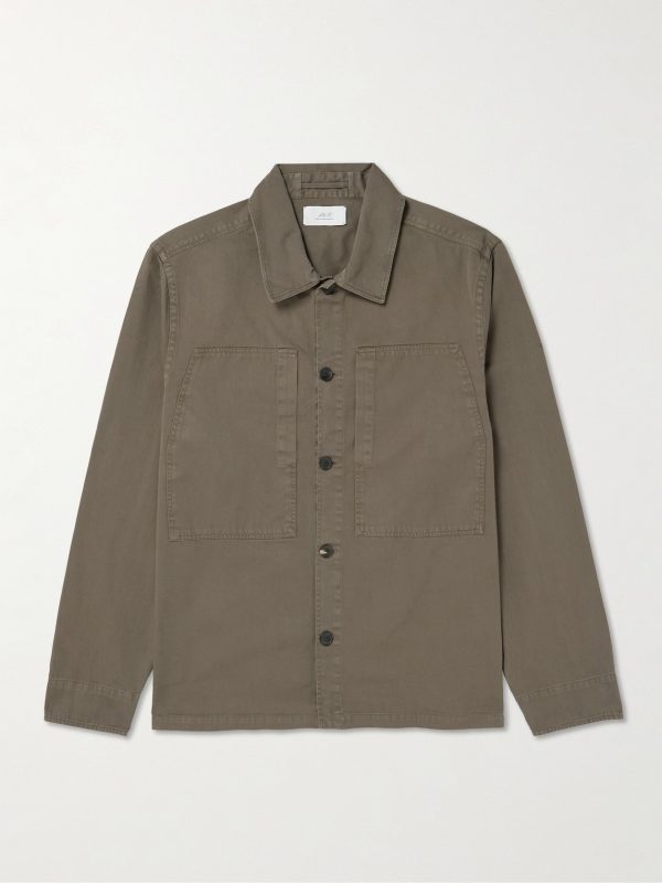 Oversized Organic Cotton-Twill Overshirt Oversized Organic Cotton-Twill Overshirt