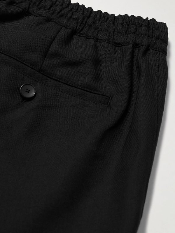Arthur Wide-Leg Woven Drawstring Trousers - CU Arthur Wide-Leg Woven Drawstring Trousers - CU