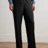 Arthur Wide-Leg Woven Drawstring Trousers - FR Arthur Wide-Leg Woven Drawstring Trousers - FR