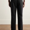 Edward Straight-Leg Pleated Woven Trousers - BK