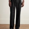 Edward Straight-Leg Pleated Woven Trousers - FR