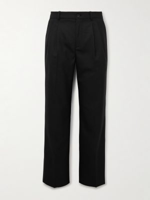Edward Straight-Leg Pleated Woven Trousers Edward Straight-Leg Pleated Woven Trousers