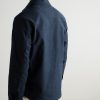 Organic Cotton-Blend Moleskin Overshirt - BK