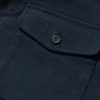 Organic Cotton-Blend Moleskin Overshirt - E1