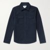 Organic Cotton-Blend Moleskin Overshirt