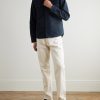 Organic Cotton-Blend Moleskin Overshirt - OU