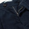 Daniel Tapered Pleated Organic Cotton-Blend Moleskin Trousers - E1