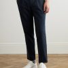 Daniel Tapered Pleated Organic Cotton-Blend Moleskin Trousers - FR