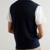 Graves Knitted Sweater Vest - BK Graves Knitted Sweater Vest - BK