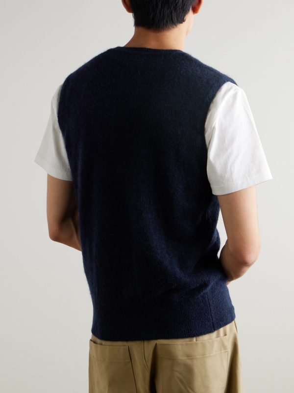 Graves Knitted Sweater Vest - BK Graves Knitted Sweater Vest - BK
