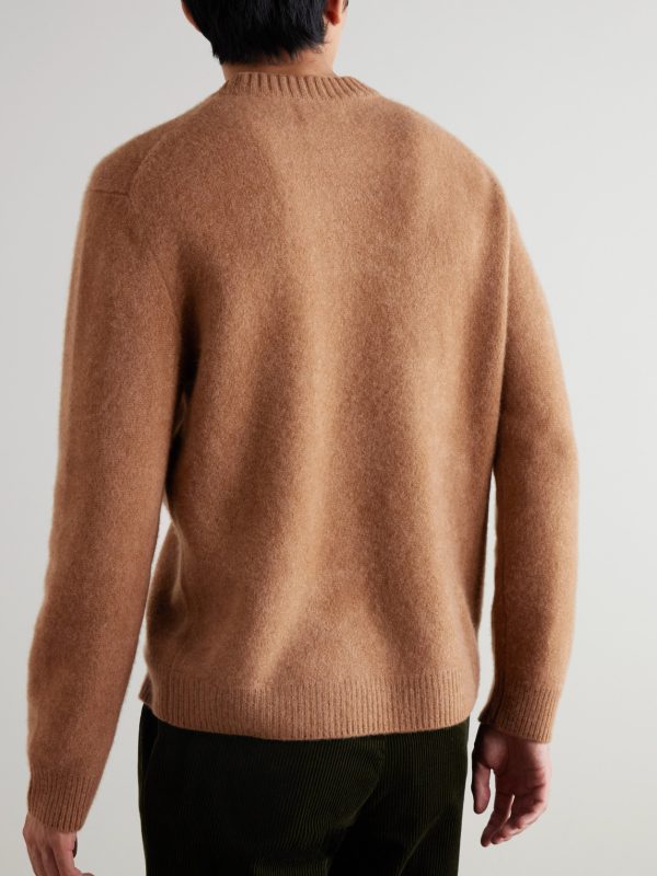 Brushed-Cashmere Sweater - BK Brushed-Cashmere Sweater - BK