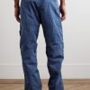 Denim Research Tapered Garment-Dyed Hollow Fiber Nylon-TC Cargo Trousers - BK Denim Research Tapered Garment-Dyed Hollow Fiber Nylon-TC Cargo Trousers - BK