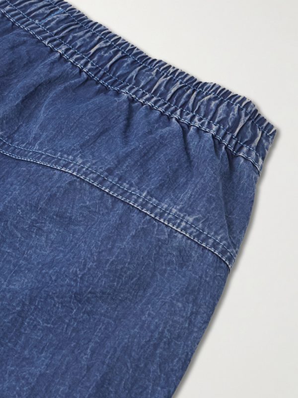 Denim Research Tapered Garment-Dyed Hollow Fiber Nylon-TC Cargo Trousers - CU Denim Research Tapered Garment-Dyed Hollow Fiber Nylon-TC Cargo Trousers - CU