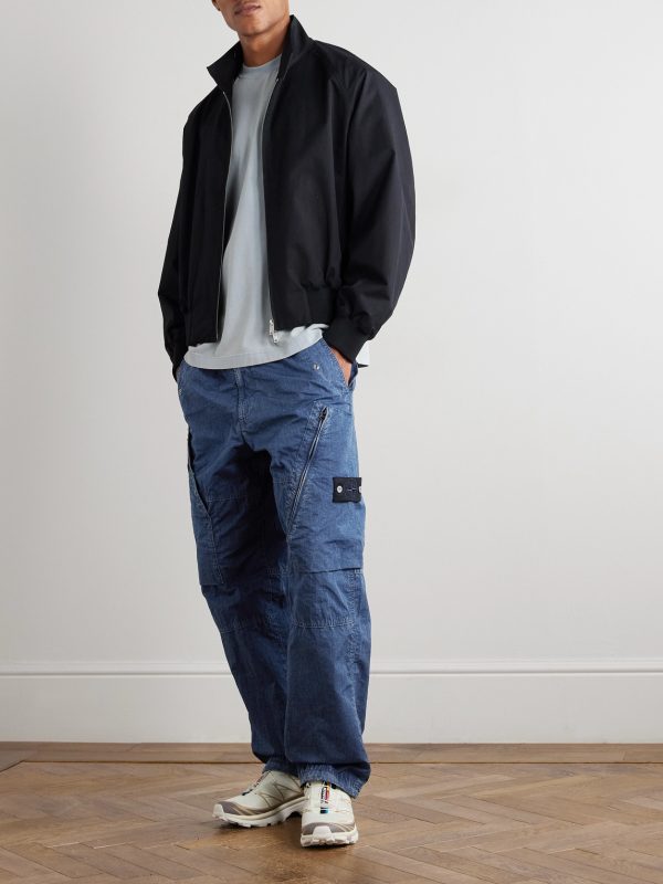Denim Research Tapered Garment-Dyed Hollow Fiber Nylon-TC Cargo Trousers - OU Denim Research Tapered Garment-Dyed Hollow Fiber Nylon-TC Cargo Trousers - OU
