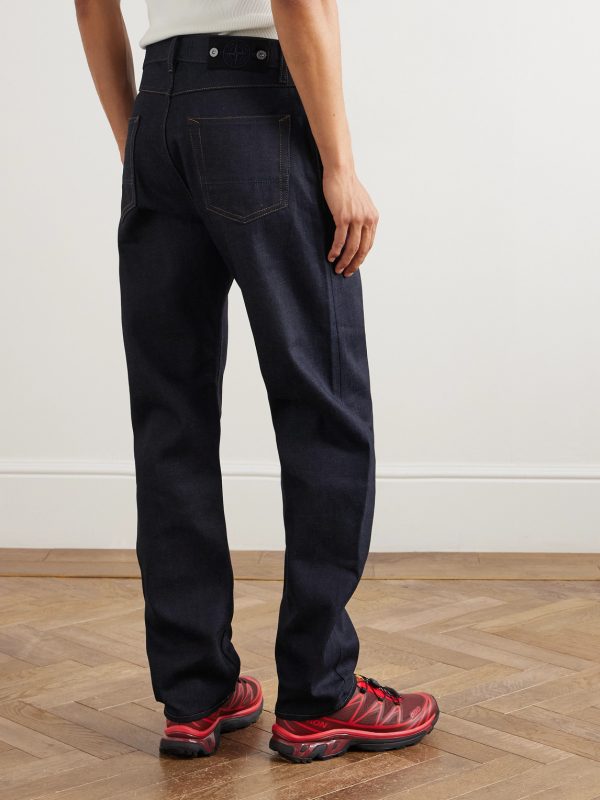 Denim Research Straight-Leg Raw Selvedge Jeans - BK Denim Research Straight-Leg Raw Selvedge Jeans - BK