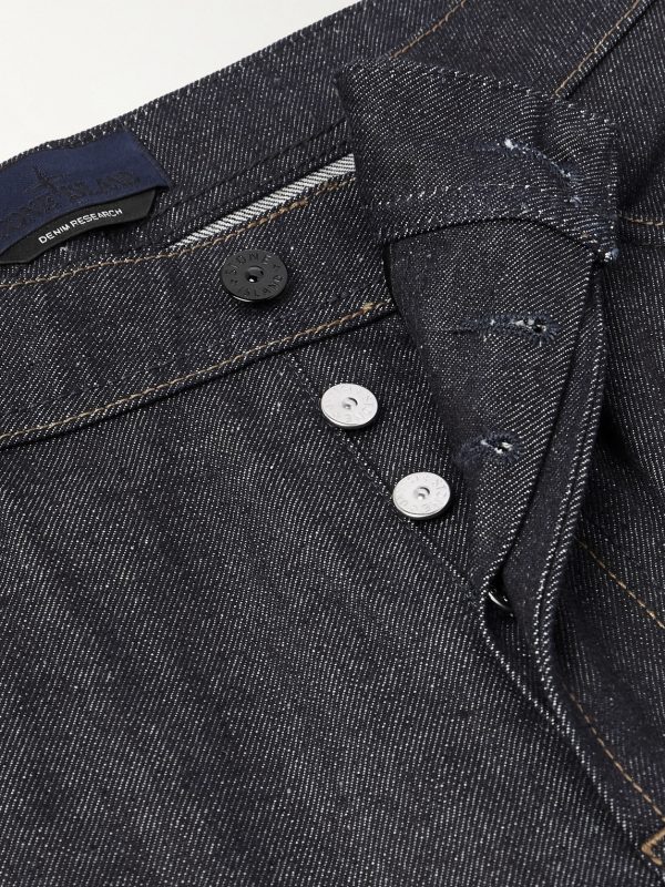 Denim Research Straight-Leg Raw Selvedge Jeans - E1 Denim Research Straight-Leg Raw Selvedge Jeans - E1